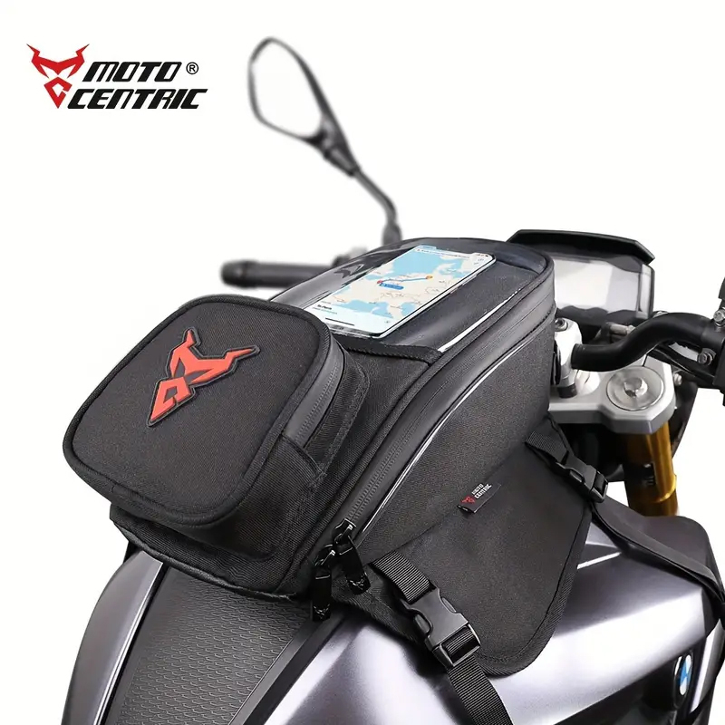 Motocentric กระเป๋าถังน้ํามันเชื้อเพลิง กันน้ํา ทนทาน ขนาดใหญ่ สีโปร่งใส สําหรับรถจักรยานยนต์