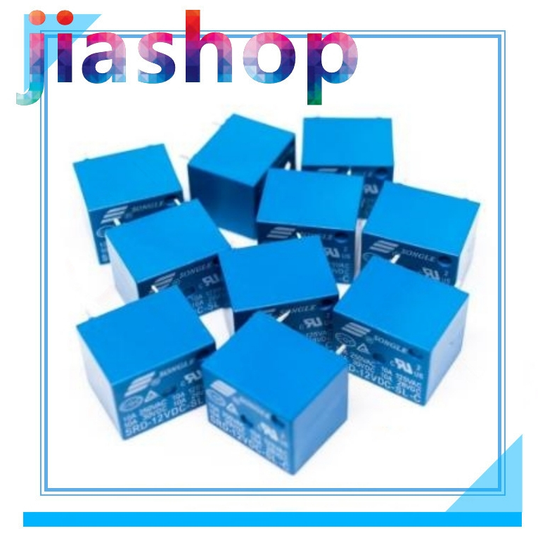 5 ชิ้น 5Pin 4Pin Mini SRD รีเลย์ SPDT 3V 5V 9V 12V 24V ใหม่