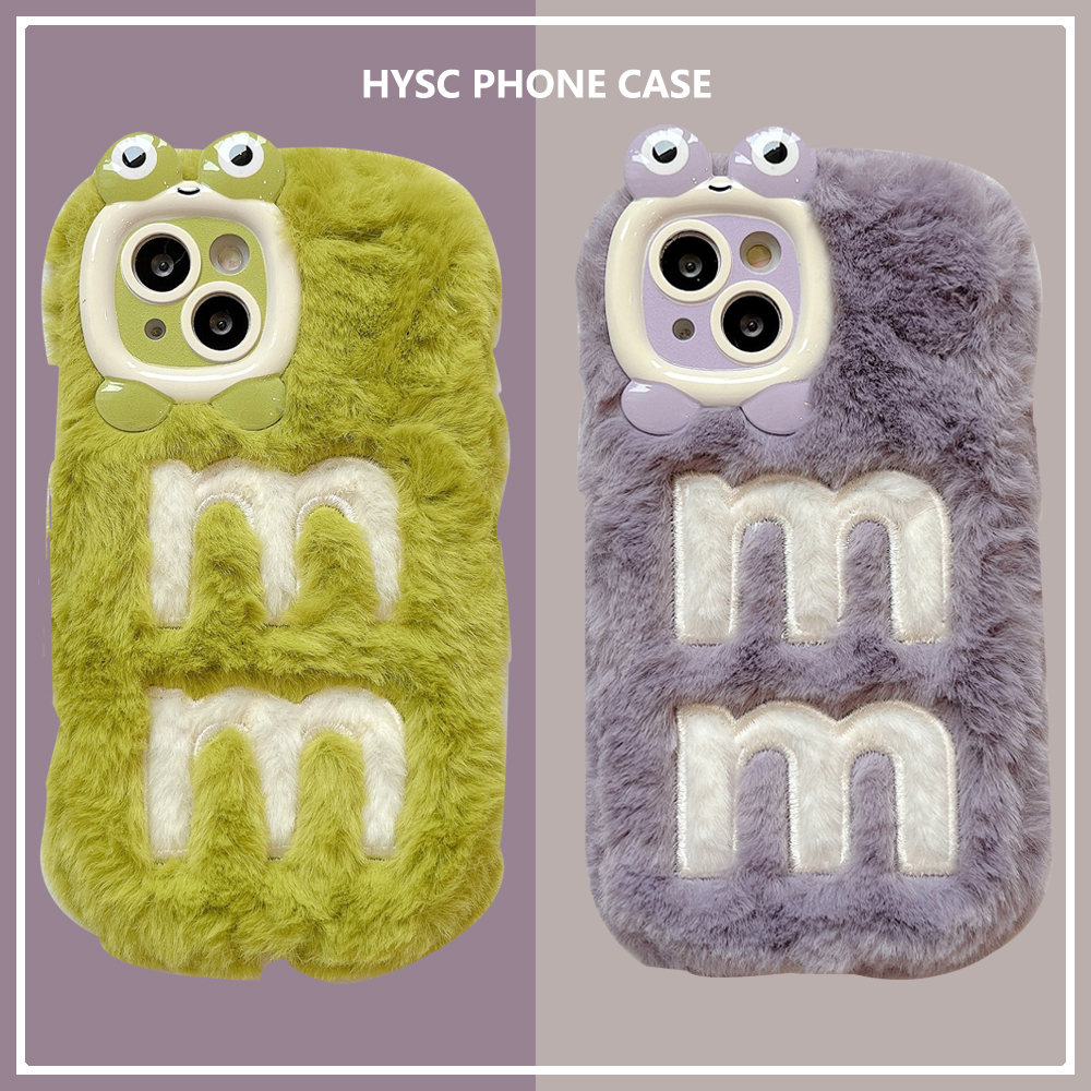 M&m เคสโทรศัพท์มือถือ ผ้ากํามะหยี่ขนนิ่ม กันตก ลาย TikTok สไตล์ผู้หญิง สําหรับ iPhone 15 Pro Max 15 Plus 14 Pro Max 14 14 Plus 13 Pro Max 12 Pro Max 12 11