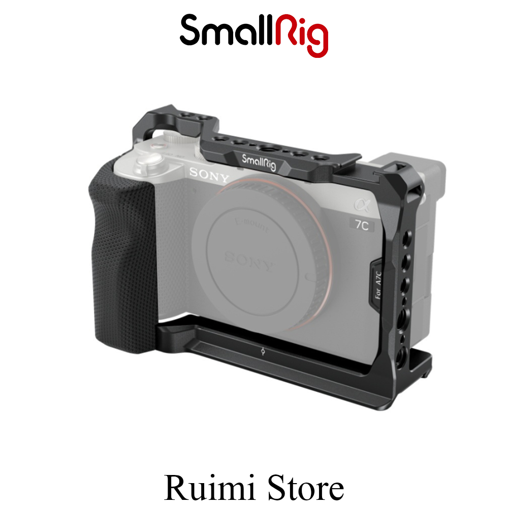 Smallrig กรง พร้อมมือจับด้านข้าง สําหรับกล้อง Sony Alpha 7C 3212B A7C