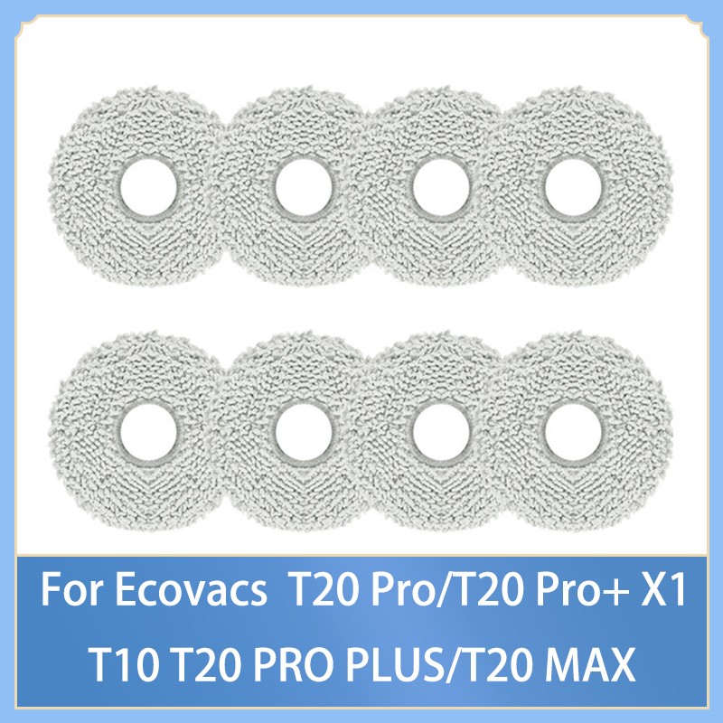 Mop ผ้าสําหรับ Ecovacs Debot T20 Pro X2 Pro Plus Yeedi ชั้น 3 3 + T30 Pro T30 Max T50 Pro N30 Pro T5