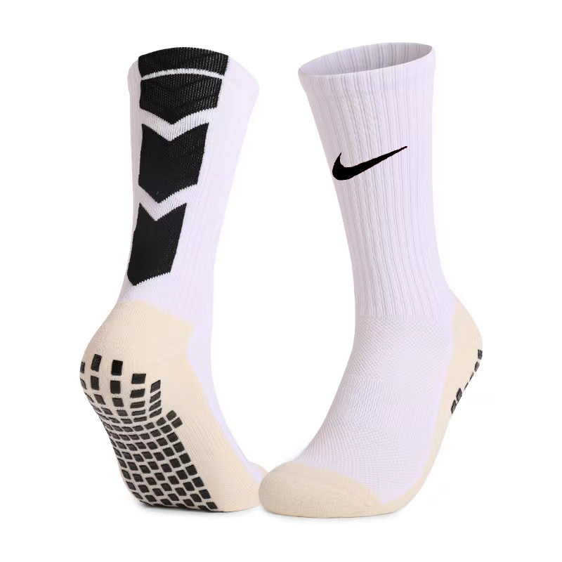 Nike ถุงเท้าฟุตบอล ถุงเท้ากีฬา ป้องกันการลื่นไถล ระบายอากาศ แบบมืออาชีพ สําหรับผู้ชาย และผู้หญิง