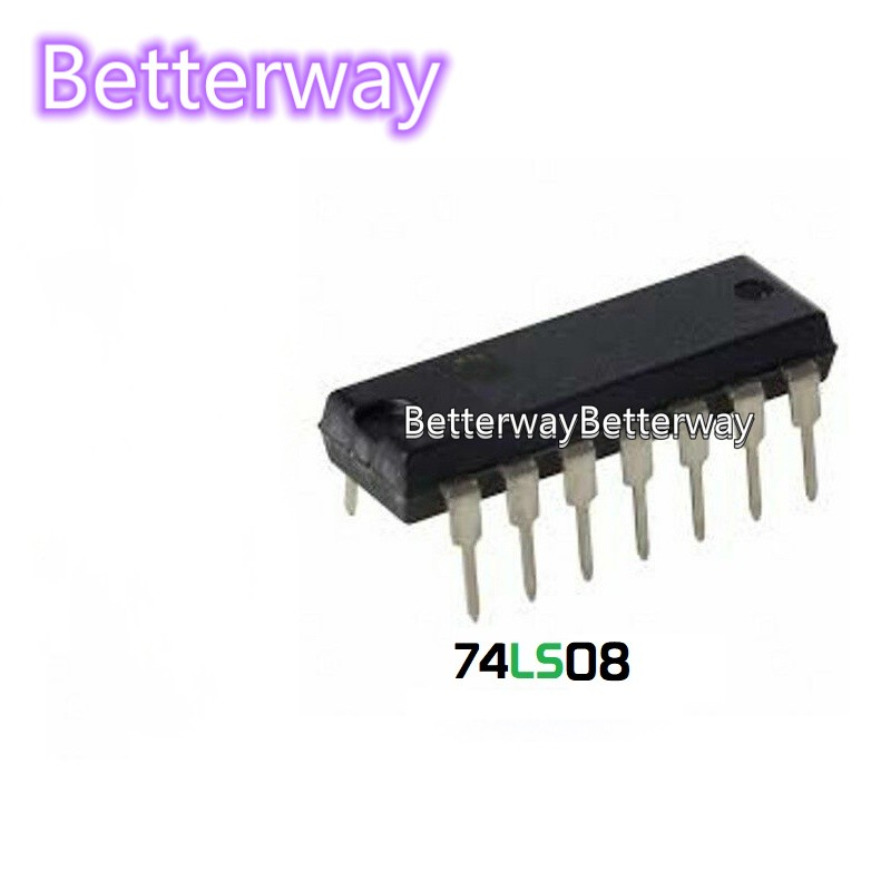 1 ชิ้น 74LS08 และประตู 7408 วงจรตรรกะ IC ประตู Quad 14 พินวงจรรวมดิจิตอล