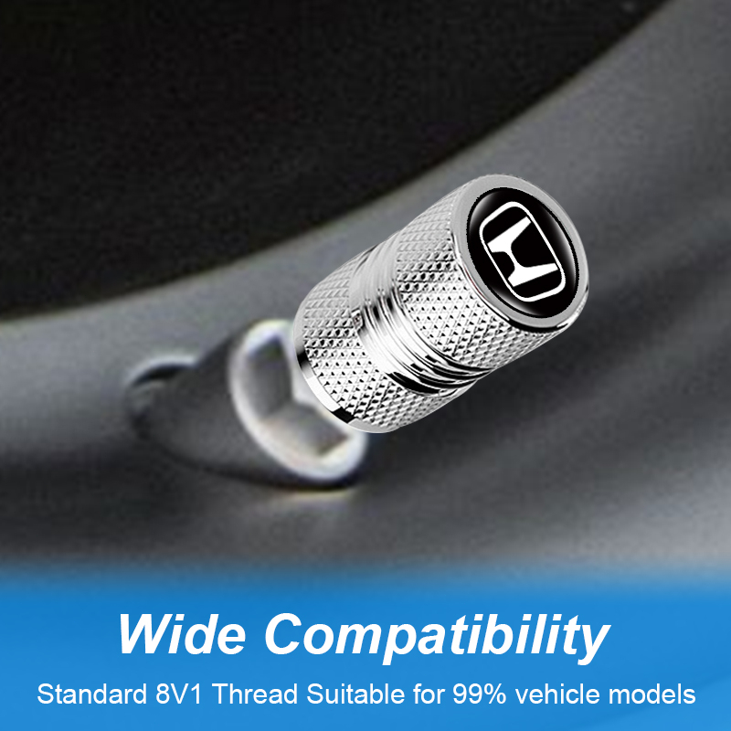 ฝาครอบยางล้อรถยนต์ กันสนิม แบบสกรู 4 ชิ้น สําหรับ Honda TYPER Civic XR-V HR-V - รูปที่ 4