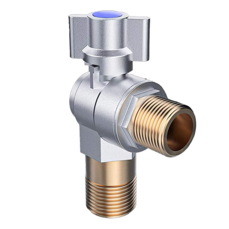 วาล์วน้ำเข้า-ออกทางใหญ่ น้ำไหลแรงสะใจ วัสดุทองเหลืองชุบโครเมี่ยม ทนทานงานหนัก - รูปที่ 7