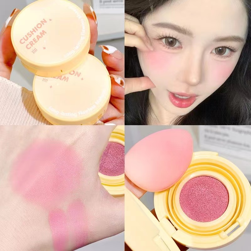 Xixi บลัชออนคุชชั่น เนื้อครีม กันน้ํา ติดทนนาน 3 สี