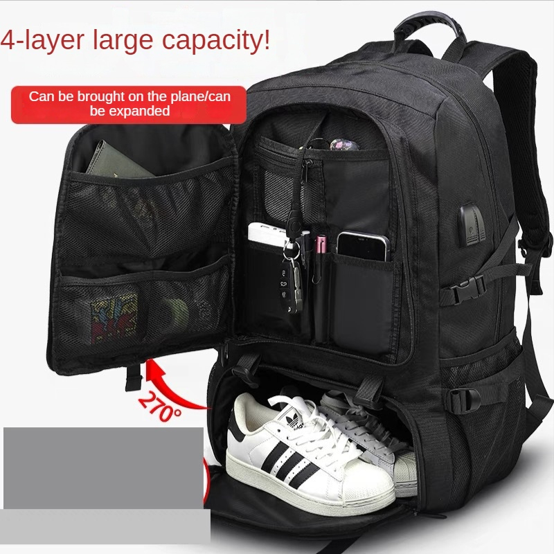 กระเป๋าใส่แล็ปท็อป กันน้ํา ขนาด 17 นิ้ว 18 นิ้ว 50 ลิตร 80 ลิตร สําหรับผู้ชาย เหมาะกับการพกพาเดินทาง เล่นกีฬา