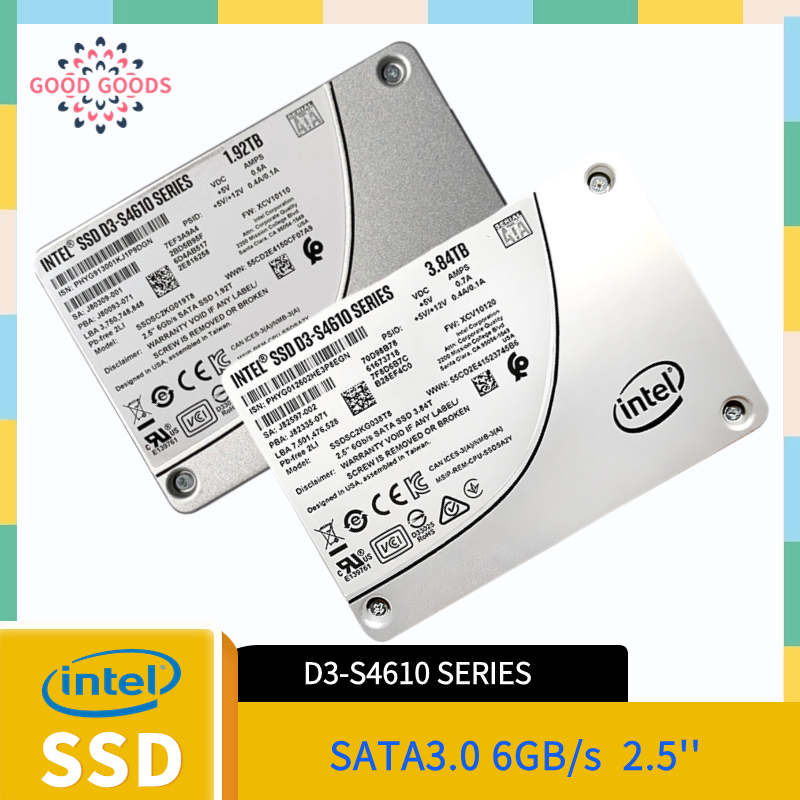 Intel/intel Enterprise เกรด SSD S4610 1.92 TB 3.84 TB SATA3.0 2.5 นิ้ว
