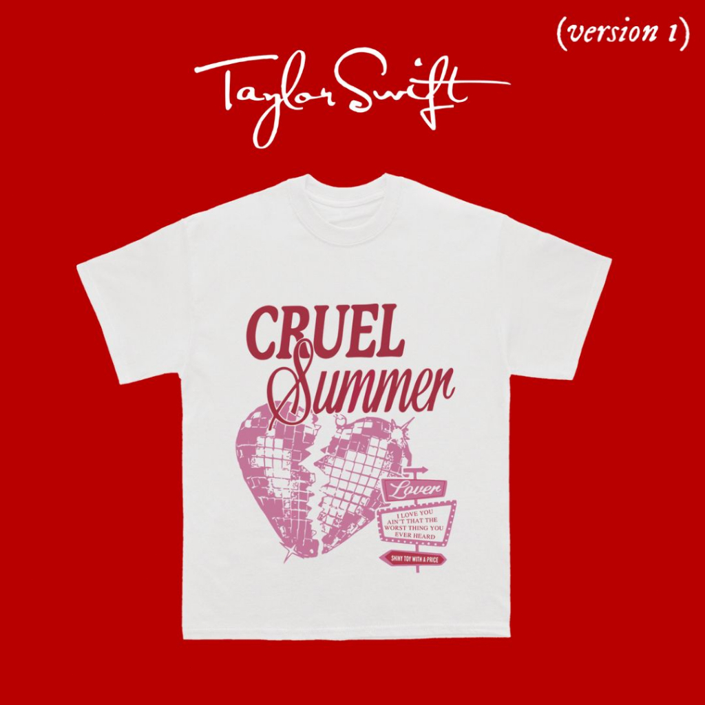 เสื้อยืดTaylor Swift ไม่จำกัดเพศ ราคาถูก ฝ้าย 100% ขนาด S-5XL