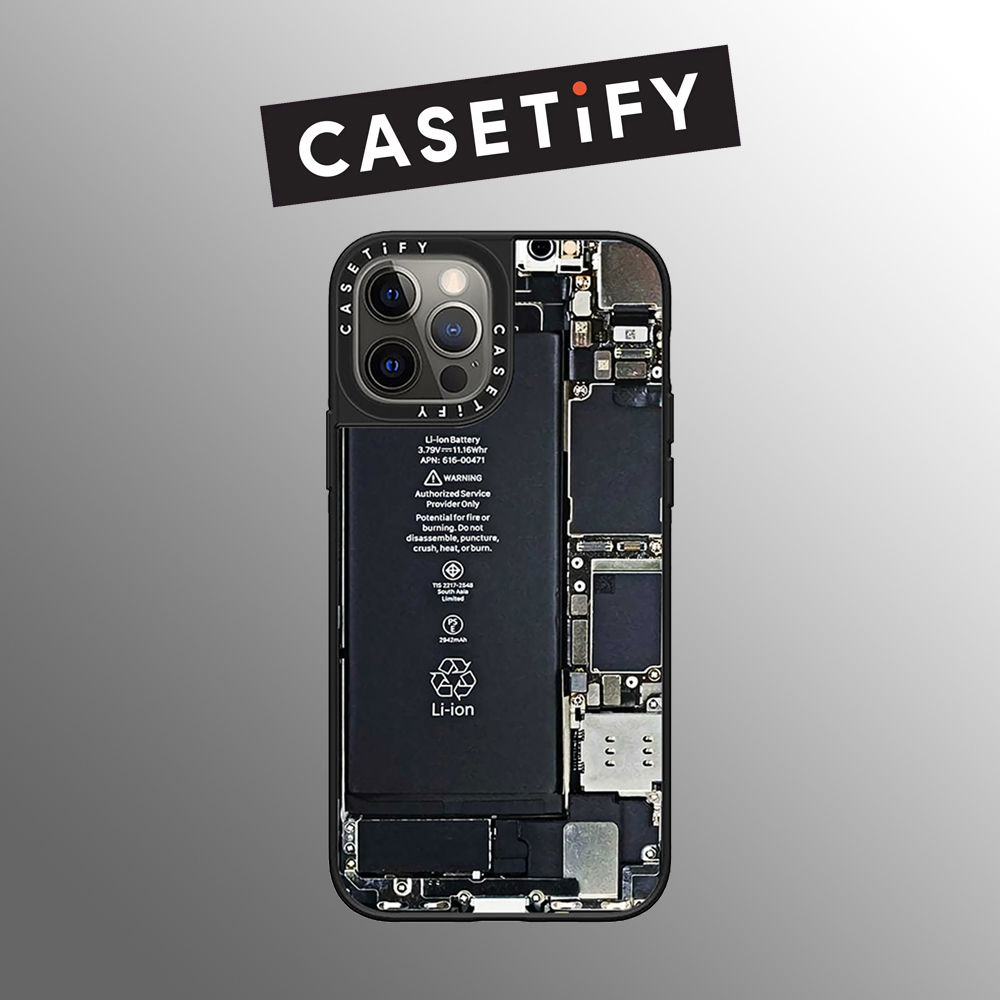 Drop proof CASETIFY Mirror phone case for iPhone 15 15Pro 15promax 14 14pro 14promax 13 13pro 13promax Side printing hard case internal 12 12pro 12promax iPhone 11 case high-quality