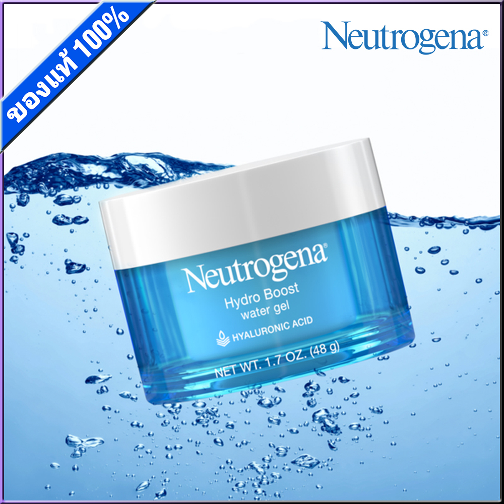 Neutrogena Hydro Boost Water Gel with Hyaluronic Acid for Dry Skin 48g เจลซ่อมผิว Moisturizing เซรั่มบํารุงผิวหน้า Anti-aging