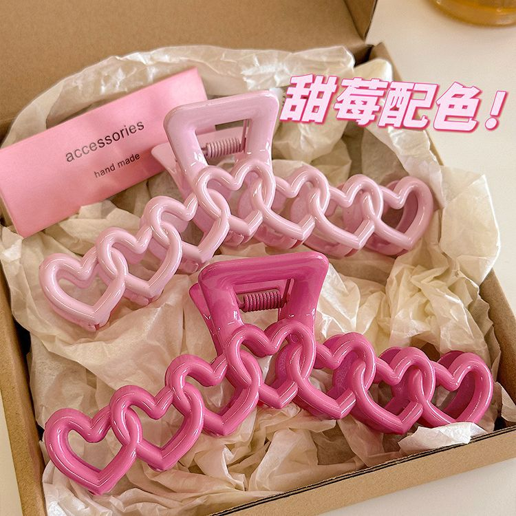 [Magpie] กิ๊บติดผม รูปปลาฉลามน่ารัก ขนาดใหญ่ สีชมพู สําหรับตุ๊กตาบาร์บี้ y2k