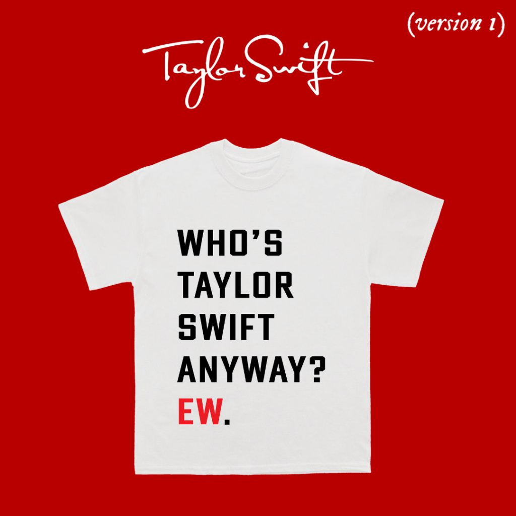 เสื้อยืดTaylor Swift ไม่จำกัดเพศ ราคาถูก ฝ้าย 100% ขนาด S-5XL