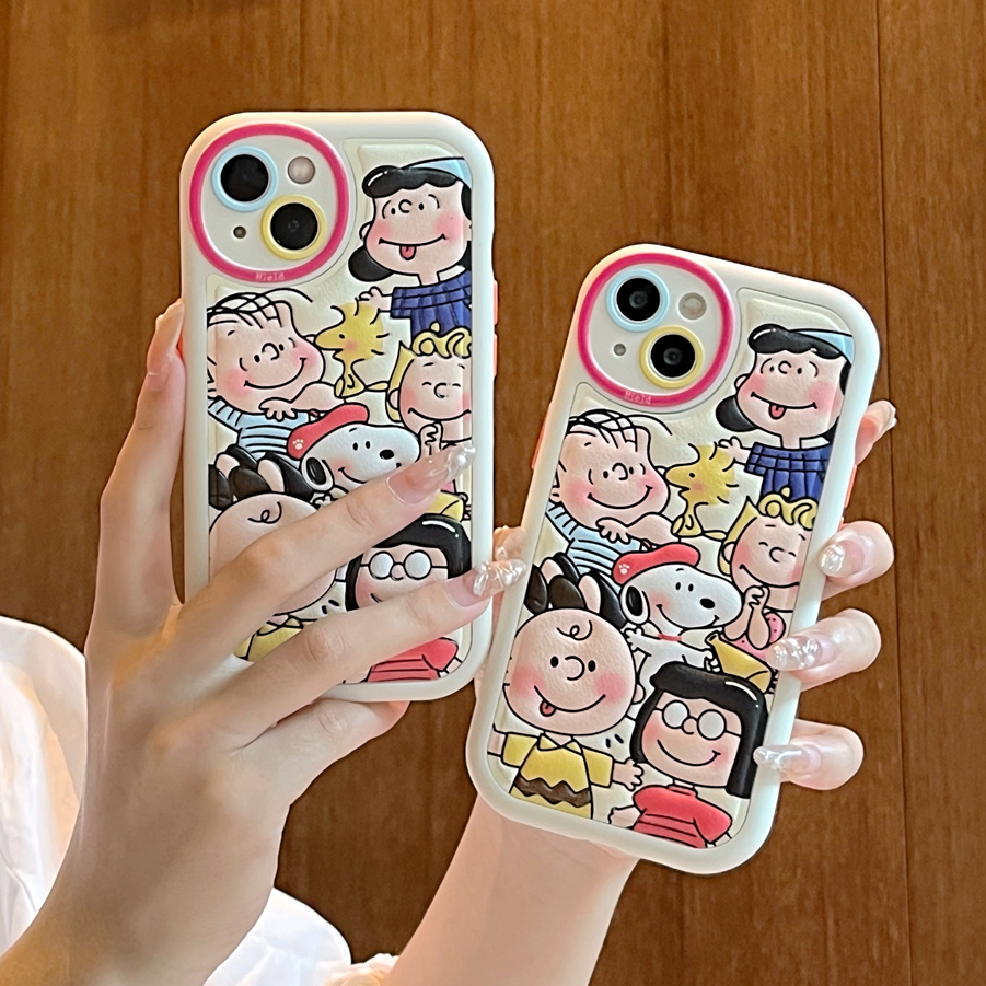 เคสโทรศัพท์มือถือหนัง TPU แบบนิ่ม ลายการ์ตูน สามมิติ สําหรับ iphone 15 Pro Max 14 Pro Max 13 Pro Max 12 Pro Max