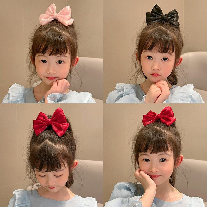 กิ๊บติดผม ประดับโบว์ สไตล์เจ้าหญิง สําหรับเด็กผู้หญิง