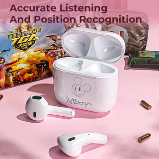 TWS Earphone หูฟังบลูทู Bluetooth5.3 หูฟังบูลทูธ HiFi หูฟังไร้สาย Earphone สําหรับ Android/ios
