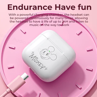 TWS Earphone หูฟังบลูทู Bluetooth5.3 หูฟังบูลทูธ HiFi หูฟังไร้สาย Earphone สําหรับ Android/ios
