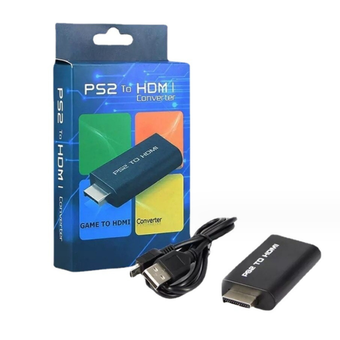 อะแดปเตอร์แปลงสายเคเบิ้ลพาวเวอร์ซัพพลาย PS2 เป็น HDMI PS2 เป็น HDMI