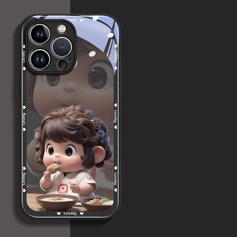เคสโทรศัพท์มือถือ แบบบางพิเศษ ลายน่ารัก Diy สําหรับ iPhone 11 pro 14 Promax 6s plus 13 12 mini XS max XR 7plus 8 SE X