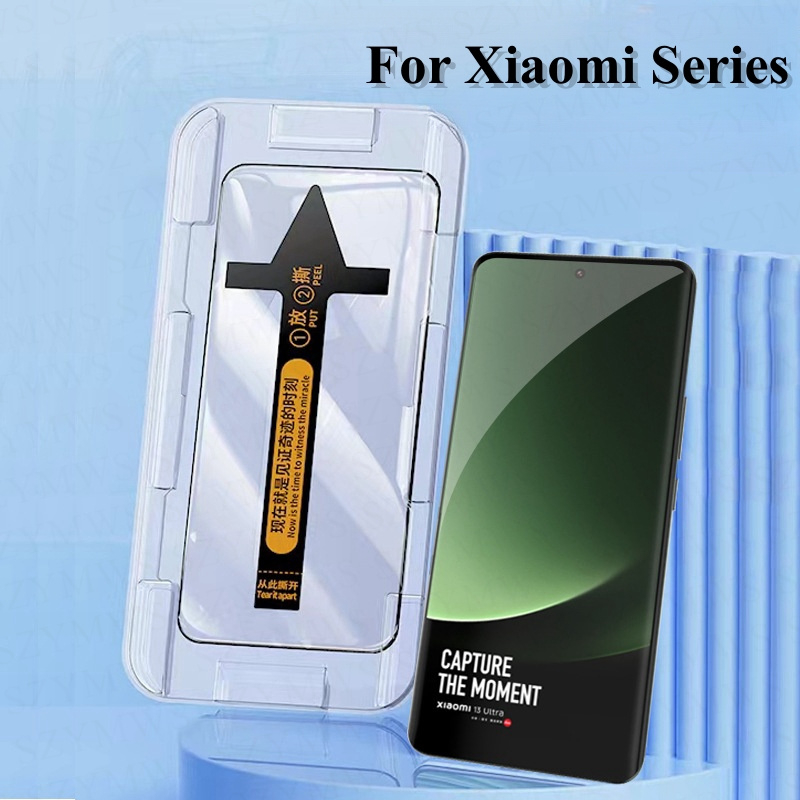 Anti-spy Clear Screen Protector สําหรับ Xiaomi 15 14 Pro 13 12 Ultra Xiaomi 12 Pro Redmi หมายเหตุ 13 Pro Plus คลิกเดียวติดตั้งง่ายกระจกนิรภัย