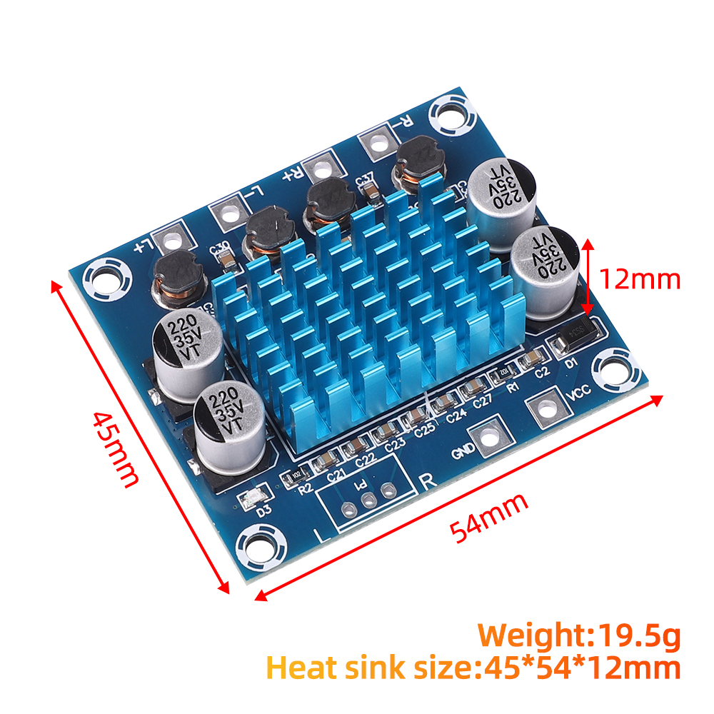 บอร์ดขยายเสียงสเตอริโอดิจิทัล 120W Dual DC12-26V CS8673 DIY 240W 2 ชิ้น ราคา ถูกที่สุด ดีลบีเคเค แกลเลอรีภาพที่ 9