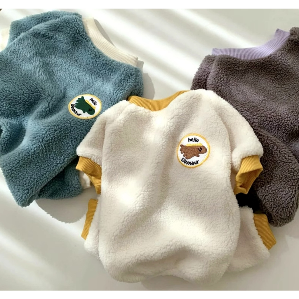 เสื้อผ้าสัตว์เลี้ยง ผ้ากํามะหยี่ขนนิ่ม ฉนวนกันความร้อน รูปตุ๊กตาหมี ขนาดเล็ก แฟชั่นฤดูใบไม้ร่วง และฤดูหนาว สําหรับสุนัข