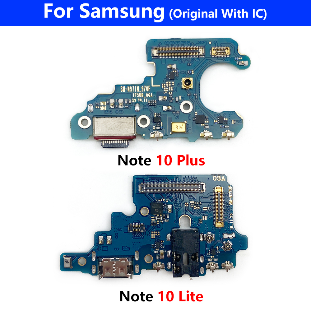 แพรชาร์จ Samsung Galaxy Note 10 Lite  N770F / Note 10 Plus N976B / Note 10 N970F แผงชุดชาร์จ - รูปที่ 2