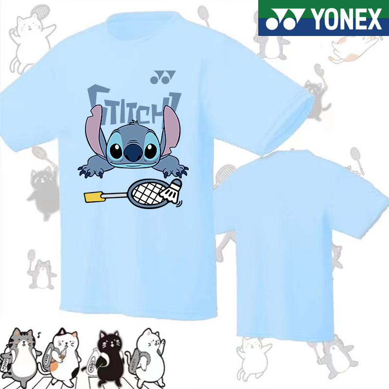 Yonex ใหม่ เสื้อกีฬาแบดมินตัน แขนสั้น แห้งเร็ว สไตล์เกาหลี เหมาะกับฤดูร้อน สําหรับผู้ชาย และผู้หญิง 2023
