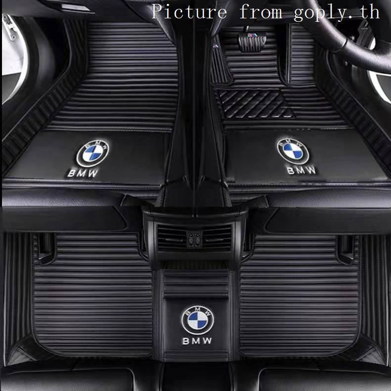 BMW X1 F48 U11, X3 F25 G01 G45, X4 G02,X5 F15 G05 พร้อมส่ง พรมปูพื้นรถยนต์ หนัง กันน้ํา ลายทาง สําหรับ
