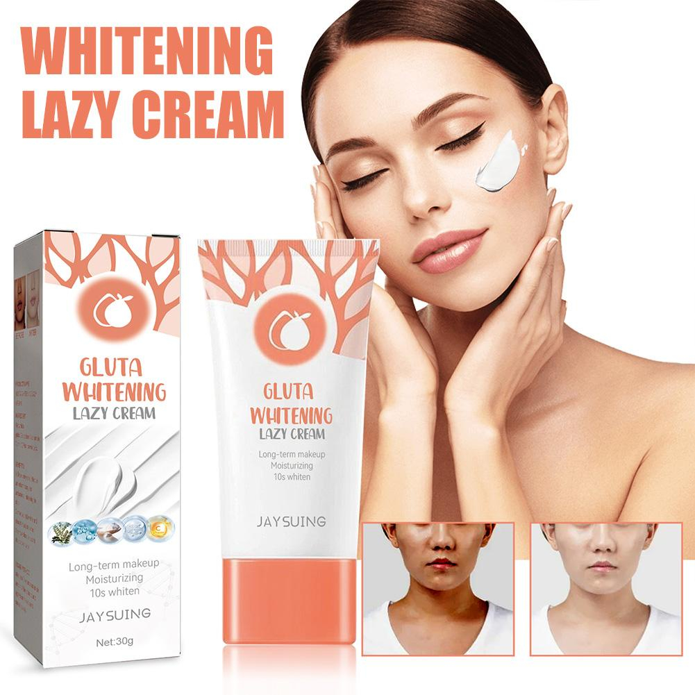 Kewalins Gmeelan Gluta Whitening Lazy Cream Face Makeup Moisturizing 10s Whiten BB Cream 30g