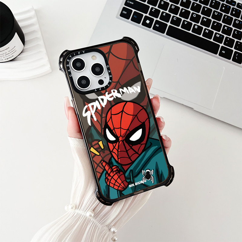 ปลอกกันกระแทกสําหรับiphone 16 Pro max 15 Promax 14 Plus 13 12 11 XS XR XSMAX 7G SE2020 7 Plusโปร่งใสSuper strong anti drop soft TPUเคสโทรศัพท์ [XF384]