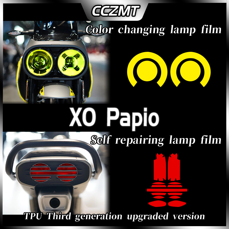 ฟิล์มสติกเกอร์ ติดไฟหน้ารถยนต์ อุปกรณ์เสริม สําหรับ CFMOTO XO Papio