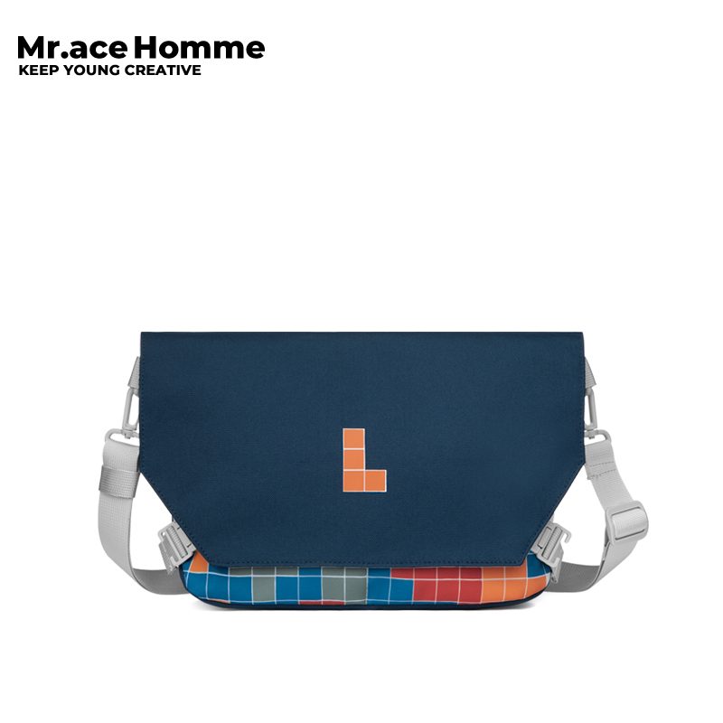 Mr.ace Homme 0169 กระเป๋าสะพายไหล่ลําลอง อเนกประสงค์ สําหรับผู้ชาย และผู้หญิง เหมาะกับการพกพาเล่นกีฬา