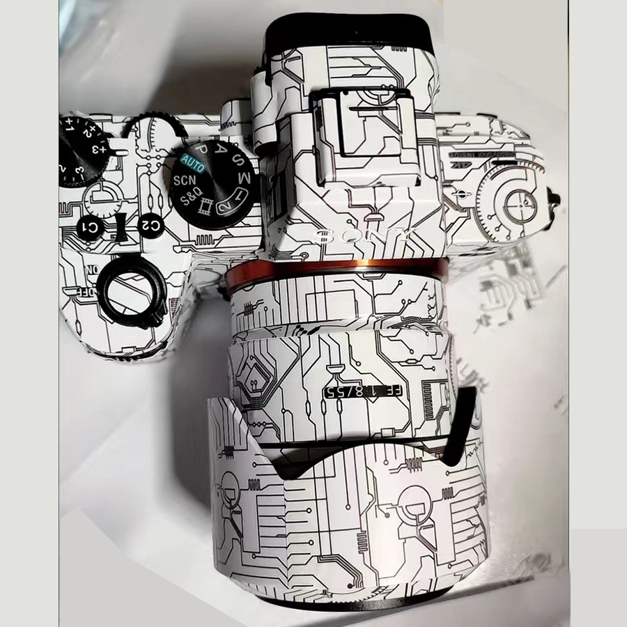 Anti-Scratch ป้องกันสติกเกอร์กล้องผิวสําหรับ SONY A9 A9II A7II A7III A7RV A7M4 A7R5 A7M5 A7M3A A7SII