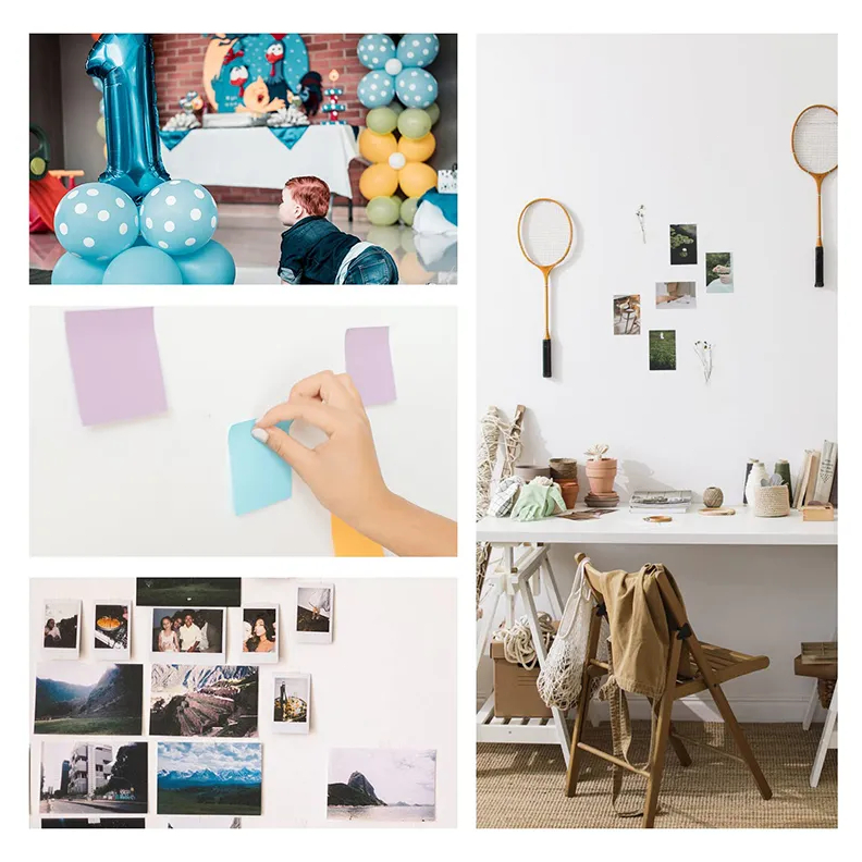 100 ชิ้น 8-20 มม. ไม่มีร่องรอย เทปสองด้าน กาวในตัว สําหรับแสตมป์ขี้ผึ้ง โปสเตอร์ ตกแต่งเทศกาล - รูปที่ 6