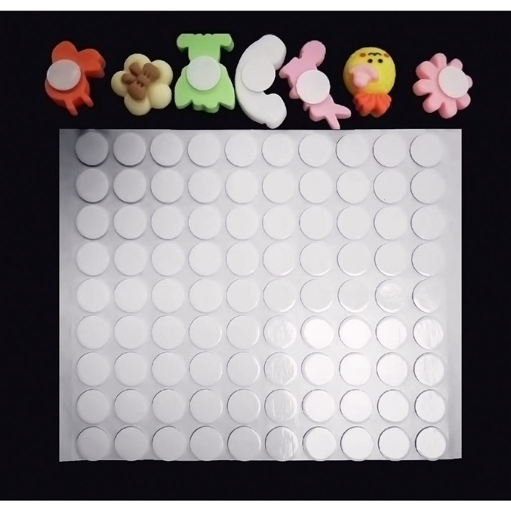 100 ชิ้น 8-20 มม. ไม่มีร่องรอย เทปสองด้าน กาวในตัว สําหรับแสตมป์ขี้ผึ้ง โปสเตอร์ ตกแต่งเทศกาล