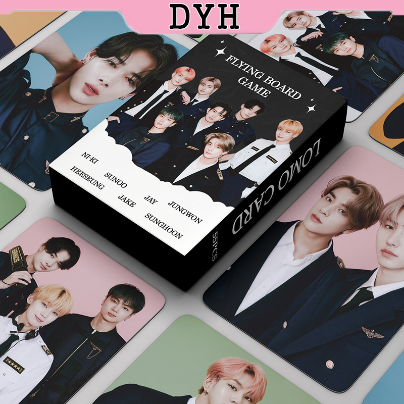 54 ชิ้น/กล่อง ENHYPEN Photocards Memories : STEP 2 Sacrifice DARK BLOOD MANIFESTO : DAY GGU GGU อัลบั้ม LOMO Card Postcard (พร้อมสต็อก)