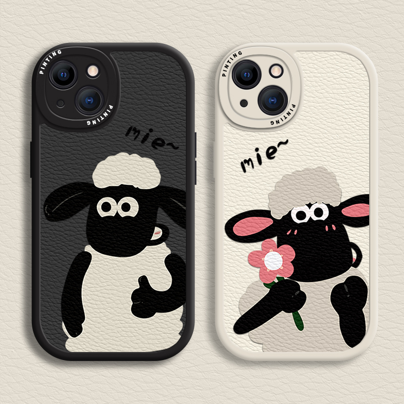 เคสโทรศัพท์มือถือแบบนิ่ม ลายการ์ตูนแกะ Shaun the Sheep สําหรับ iPhone 14 13 12 11 Promax 6 7 8 Plus X XR Xs Max