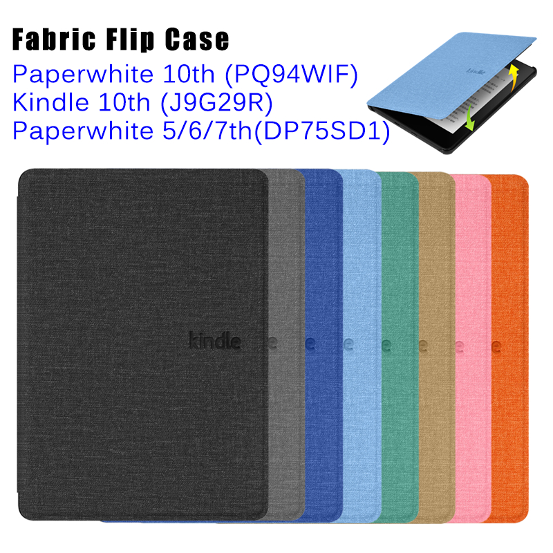 ผ้า Slimshell สมาร์ทสําหรับ Kindle Paperwhite 4 3 2 1 7th 6th 5th gen Kindle 10th gen J9G29R พรีเมี่