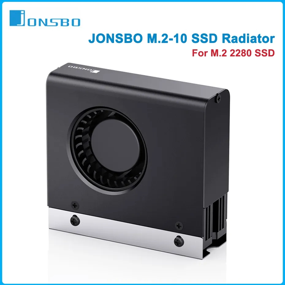 Jonsbo M.2-10 พัดลมระบายความร้อน เสียงเงียบ 2280 NVME ฮาร์ดดิสก์ SSD