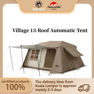 Naturehike Village เต็นท์อัตโนมัติ 13 คน ของแท้ 100% 2 ห้อง 1 ห้อง กันน้ํา 5-8 คน