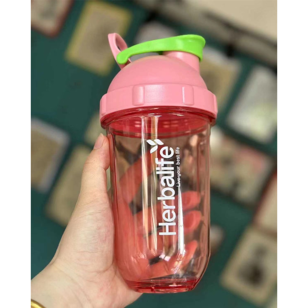 ขวดปั่นผสมโปรตีน พลาสติก ไร้ BPA ขนาด 500 มล. ป้องกันการรั่วไหล สําหรับออกกําลังกาย ยิม เล่นกีฬา