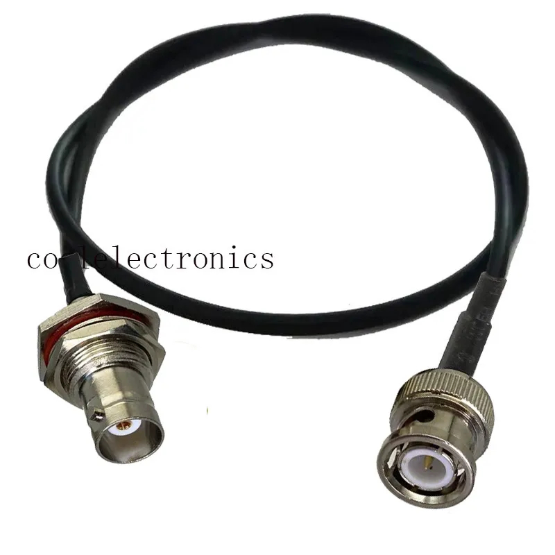 Rg174 BNC ปลั๊กตัวผู้ เป็น BNC ตัวเมีย แจ็คเชื่อมต่อสายเคเบิล RF 15 20 30 50 ซม. 1 2 3 5 10 15 20 ม.