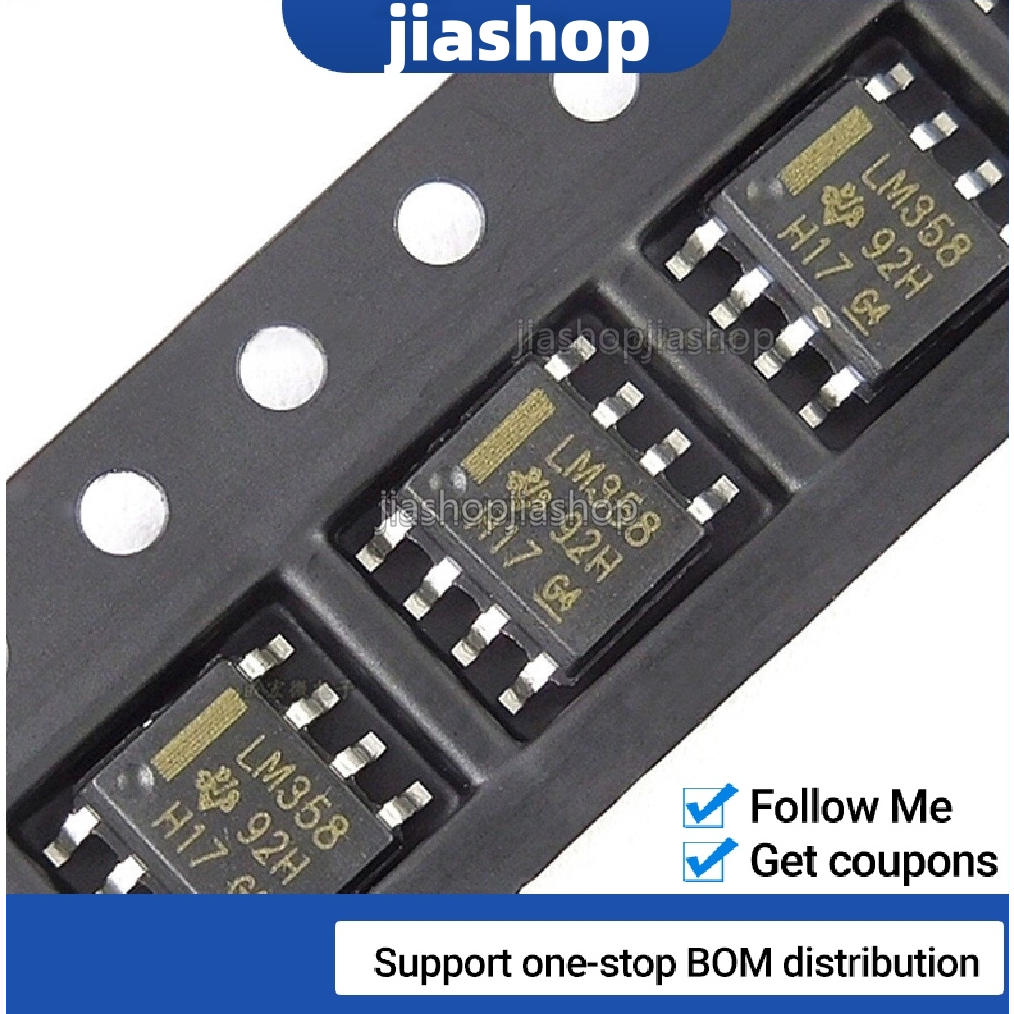 10 ชิ้น Original SMD LM358 LM358DR SOP8 เครื่องขยายเสียง 2 ช่องใหม่ของแท้ลดราคา