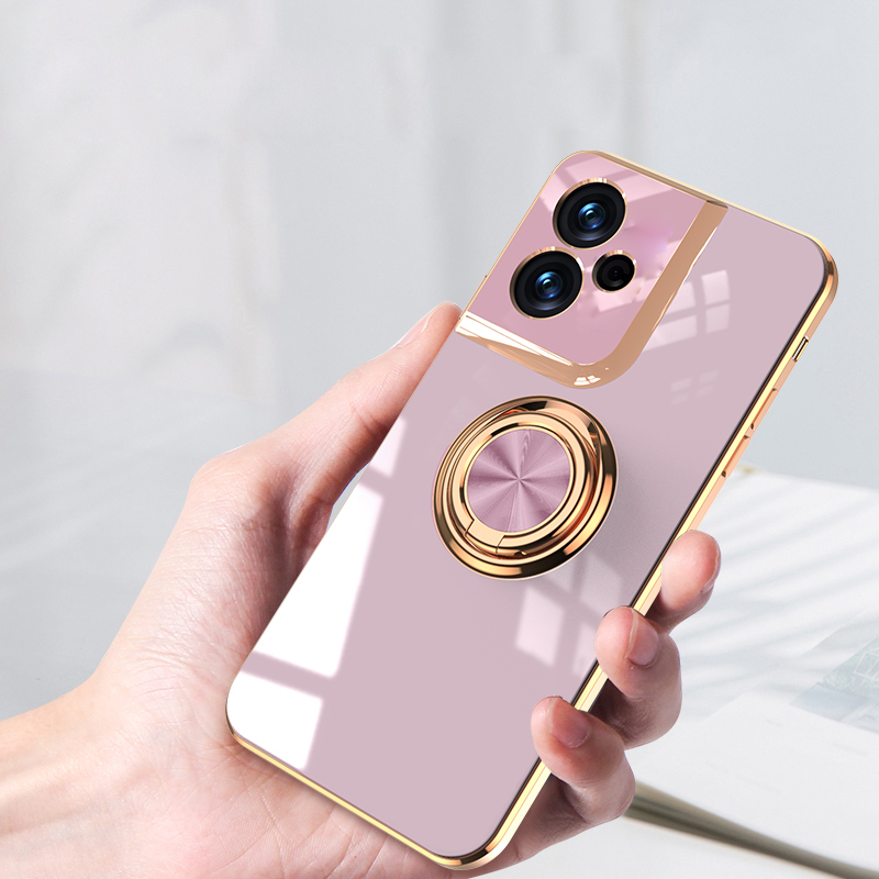 แหวนเคสโทรศัพท์สําหรับ Tecno Spark 10 10C 9T 9 8P 8 8C 7T 7 Pro 6 GO 5 Air Square ขอบตรงพร้อม CD รูป