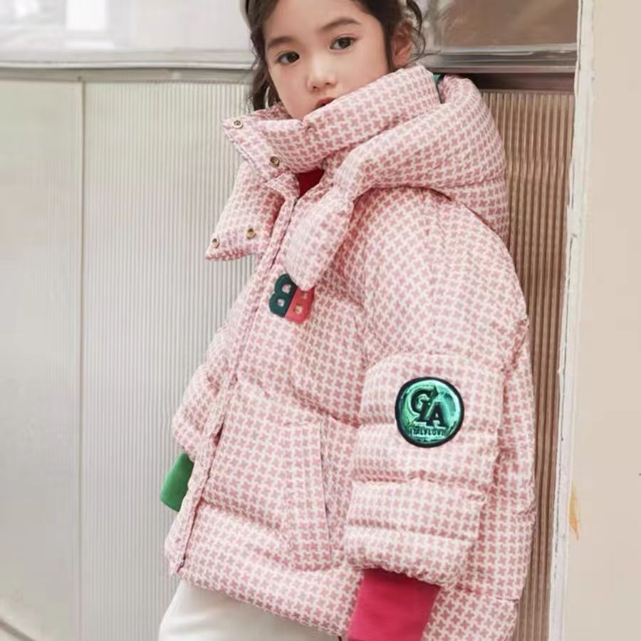 ❀สต็อกพร้อม❀❀ส่งฟรี❀เวอร์ชั่นเกาหลีสไตล์ใหม่เด็กหนาเบาะเสื้อผ้าเสื้อผ้าเด็กฤดูหนาวที่อบอุ่นแจ็คเก็ตคลุมด้วยผ้าสูงเย็นสาวน่ารักแฟชั่นน่ารักกลางความยาวหนาเสื้อผ้าฤ