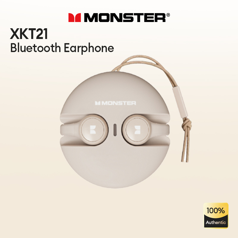 Monster XKT21 หูฟังบลูทูธไร้สาย เสียง HIFI ความจุเยอะ คุณภาพเสียง HD บลูทูธ 5.3