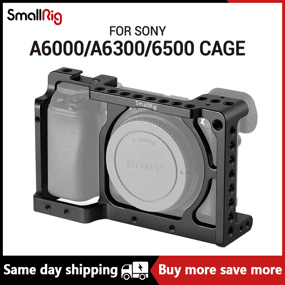 SmallRig กล้อง Rig สําหรับ Sony A6500 กรงสําหรับ Sony A6300/A6000/A6500 Nex-7 กล้องรองเท้า Mount ด้า