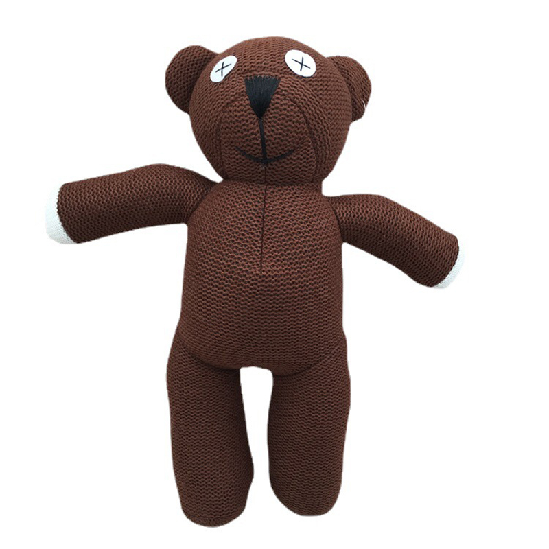 หมอนตุ๊กตาฟิกเกอร์ รูปการ์ตูนหมี Rowan Atkinson Row Mr.Bean Teddy Bear Bean Bear ขนาด 36 ซม. สีน้ําต