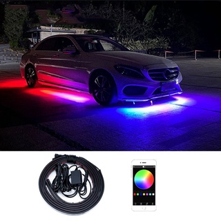 ไฟLEDใต้ท้องรถ ไฟด้านล่างรถ 12V สีสันสดใส ไฟตกแต่งบรรยากาศ